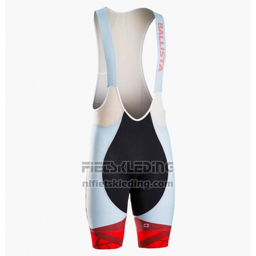 2016 Fietskleding Trek Bontrager Blauw en Rood Korte Mouwen en Koersbroek